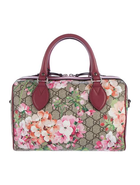 gucci boston bag blooms|gucci boston bag guccissima.